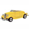 1934 Ford Coupe Yellow 1/24 Diecast Car Model by Motormax - 2 of 3