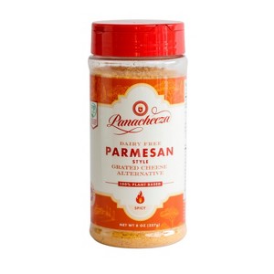 Panacheeza Hot & Spicy Plant Based Parmesan 8oz Shaker - 1 of 4