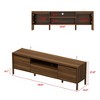 Famapy Minimalist Natural Style Modern TV Stand with Solid Wood Legs - Organize Media & Decor Spacious Storage - 2 of 4