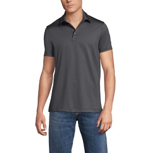 Lands' End School Uniform Men's Rapid Dry Short Sleeve Modern Fit Polo - 1 of 3