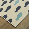 Balta Rugs 5'3"x7' Fish School Novelty Kids' Rug Off-White: Rectangle, Fade & Stain-Resistant, OEKO-TEX Certified - 4 of 4