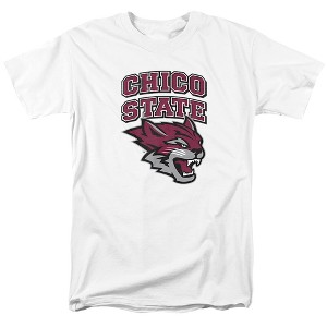 Men's California State University Chico Official Stacked T-Shirt - 1 of 4