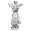 Roman 18" Angel Bird Feeder Resin Outdoor Garden Statue Gray - 4 of 4