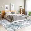 Washable Area Rug, Vintage Foldable Thin Rug Soft, Low-Pile Non-Slip Stain Resistant Floor Carpet Indoor for Living Room Bedroom Dining - 2 of 4