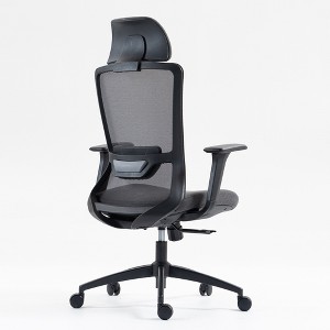 Grungis Mesh 360° Swivel Office Chair on Wheels,Gaming Chair with High Back and Adjustable Height,Computer Chair for Office - 1 of 4