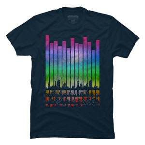 Men's Design By Humans Music City By clingcling T-Shirt - 1 of 4