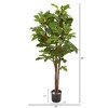 Nearly Natural 46-in Fig Artificial Tree - 2 of 2