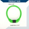 Unique Bargains Bicycle Lock Ring Anti-Theft Bike Lock Resettable 4 Digit Mini Ring Lock Green - 4 of 4
