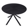 NicBex 47.25 Inch Round Coffee Table with Cross Legs,Center Table for Living Room,Dining Room,Bedroom - 4 of 4