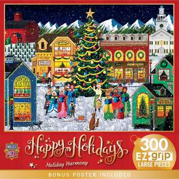 MasterPieces 300 Piece EZ Grip Christmas Jigsaw Puzzle - Holiday Harmony