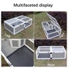 Tortoise Habitat Wooden Turtle House With Waterproof Activity Tray Indoor Outdoor Turtle Enclosure Small Animal Turtle Cage Reptile Habitat House - 2 of 4