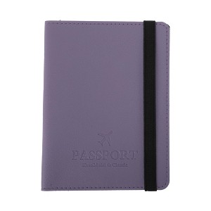 Unique Bargains Simple Elastic Strap Passport Holder 1 Pc - 1 of 4
