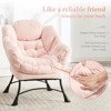 RISOKEYS Accent Chair with Ottoman-Lounge Accent Chair,Easy Assembly & Space-Saving Footrest,Comfy Reading Chair for Living Room & Bedroom - 3 of 4