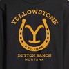 Men's - Yellowstone - Horseshoe Lockup Long Sleeve Graphic T-Shirt - 2 of 4