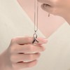 "Teens/Young Adults 18K Rose Gold Plated Infinity Pendant Necklace – Elegant and Timeless Jewelry" - 3 of 4