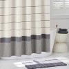 LunaLulinlk Striped Shower Curtain Vanilla Fantasy - 4 of 4