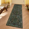 Lahome GST Intricate Floral Abundance Short Pile Velvet Rectangular Indoor Area Rug - 3 of 4