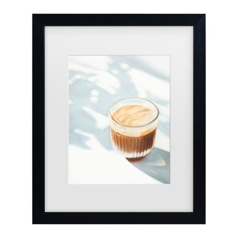 Trademark Fine Art - Julia  Afternoon Latte Matted Framed Art - image 1 of 4