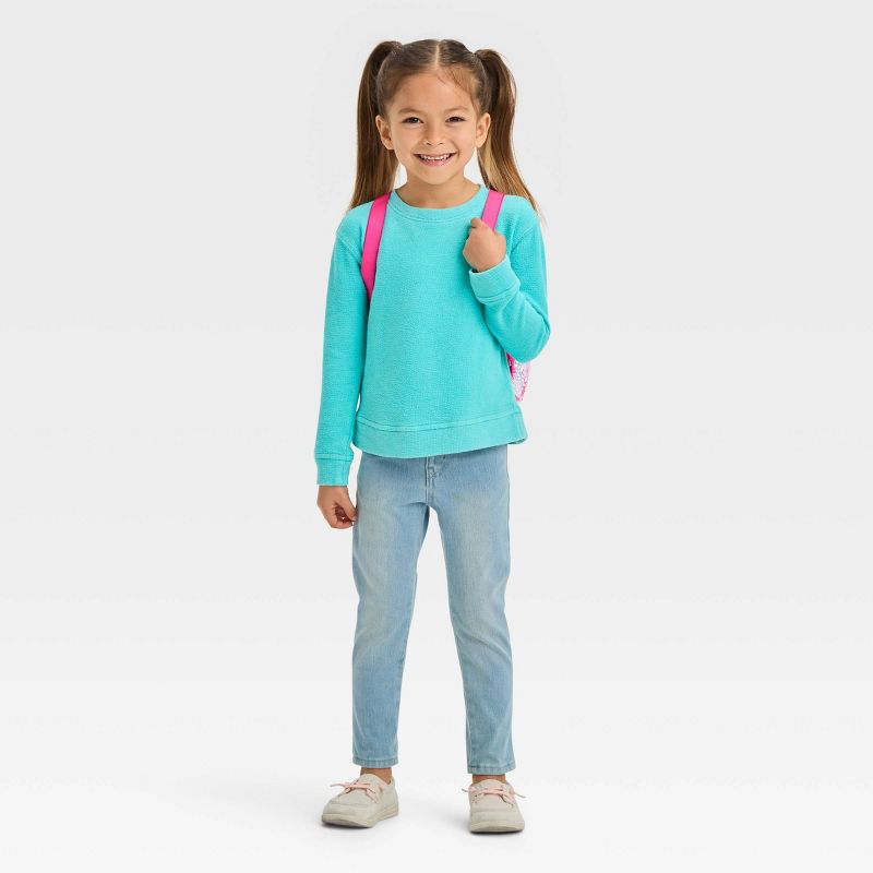 Toddler Girls' Fleece Sweatshirt - Cat & Jack™, 4 of 12