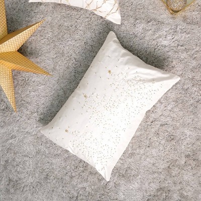 Anybear 24x16 Ivory Embroidery Bead Cushions