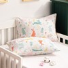 2 Pack Jersey Cotton Toddler Pillowcases, Envelope Travel Pillowcases - NTBAY - 3 of 4