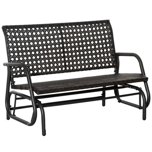 Outdoor glider rocker online bench