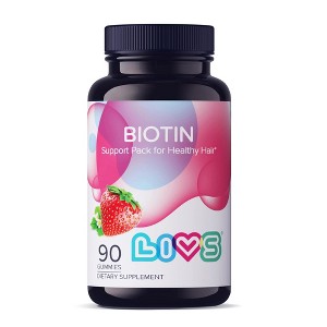 LIVS Gummies Biotin (10,000 mcg) - 1 of 4
