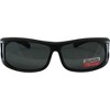 MotoFrames Sideshow Safety Motorcycle Glasses with Smoke Lenses & Micro-fiber Pouch - 2 of 4