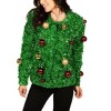 Tipsy Elves Women’s Bristle Babe Cardigan - Holiday Festive Sweater - 2 of 2