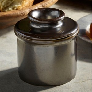 Dragon Steel Metallic Butter Bell Crock - 1 of 4