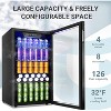 EUHOMY 17.5" Single Zone 126 Cans 3.2 Cu.Ft. Beverage Cooler, Black - 2 of 4