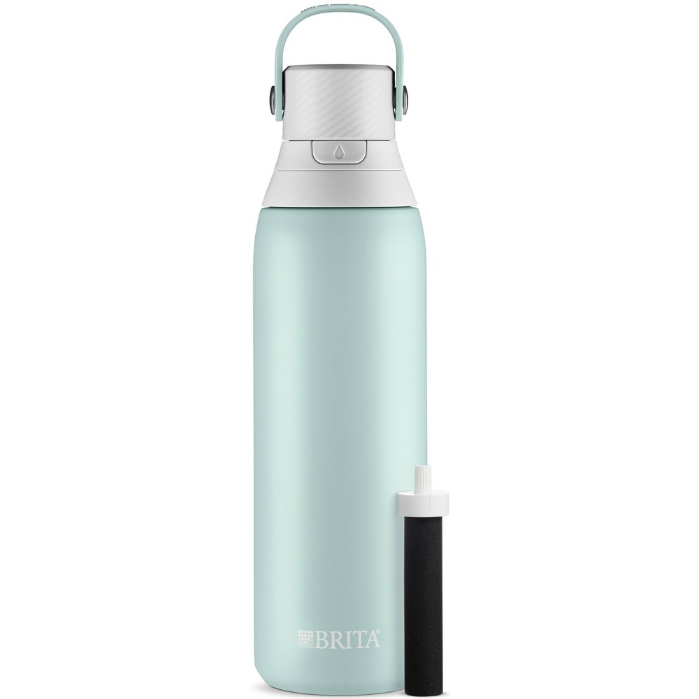 Brita 20oz Premium Double Wall Stainless Steel Insulated Filtered Water Bottle -