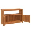 vidaXL Patio Console Table 43.3"x13.8"x29.5" Solid Wood Acacia - 4 of 4