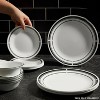 LunaLulinlk Brasserie 10.25" Glass Dinner Plate (Set of 6) - 4 of 4