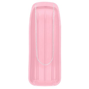 Best Choice Products 48in Kids Outdoor Plastic Sport Toboggan Winter Snow Sled Board Toy w/ Pull Rope - 1 of 4
