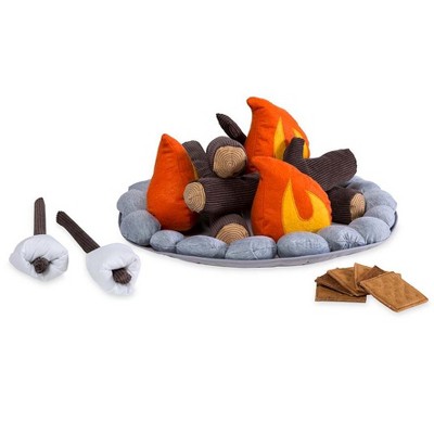 HearthSong - Plush Campfire Set for Kids Outdoor Play