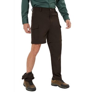 Mens Hiking Pants Convertible Pants with Pockets Fishing Travel Safari Pants - 1 of 4