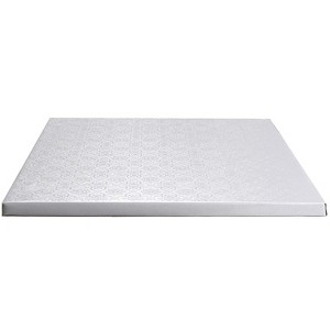 O'Creme White Square Cake Pastry Drum Board 1/2 Inch Thick, 16 Inch x 16 Inch - Pack of 5 - 1 of 4