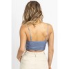 Women's SATIN LACE CROP TANK - Hey Babe - 4 of 4