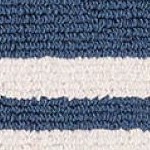 debbie double border two-tone dusty navy/ivory