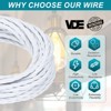 Unique Bargains Twisted Cloth Covered Braided Lamp Fan Electrical Wire 18AWG - 3 of 4