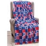 Extra Cozy and Comfy Microplush Throw Blanket (50"x60") - Patriotic