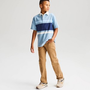 ash@子供５人　904545 Boys' 5-Pocket Straight Denim Pants - Cat & Jack™ Khaki 10 : Target