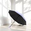 Unique Bargains Umbrella Manual 10-rib Cute Design Sun Protection Vinyl Impact Cloth 43.31"x25.98" 1 Pcs - 2 of 4