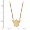 Black Bow Jewelry 14k Yellow Gold Toronto Maple Leafs NHL Necklace 18 Inch - 2 of 4