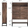 spanspace Freestanding Shoe Storage Cabinet for Entryway, Farmhouse Shoe Rack Cabinet with Open Shelf & 2 Flip-Drawer - 2 of 4