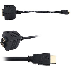 Pyle HDMI Male to Dual Female Video Splitter Adapter - PHDMMF3 - 1 of 1