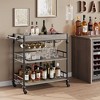 Acekool 3-Tier Kitchen Island Cart - Mobile Serving Cart for Kitchen & Dining - 2 of 4
