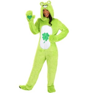HalloweenCostumes.com Care Bears Adult Classic Good Luck Bear Costume - 1 of 4