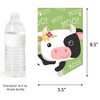 Big Dot of Happiness Girl Farm Animals - Pink Barnyard Birthday Party Bunting Banner - Party Decorations - Happy Birthday - 2 of 4